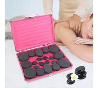 Hot Stones - Set di pietre massaggianti per spa, Hot Stones con set di riscaldamento per massaggi in pietra calda, benessere, terapia, casa, spa per massaggiatori attenti alla salute e alla cura dei