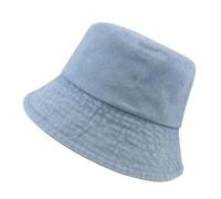 Hot Summer Bucket Hat - Cappello da sole per spiaggia, pesca, attività all'aperto, per uomini e donne, Azzurro, Taglia unica