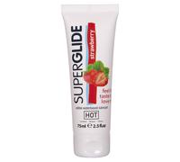 Gel Lubrificante Comestibile alla Fragola HOT Superglide (75ml)