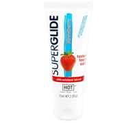 Gel Lubrificante Comestibile alla Fragola HOT Superglide (75ml)