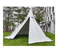 Hot Teepee Tents for Outdoor Backpacking Camping Hiking Pyramid Tent Double Layers Camping Indian Tent, White, 160X240CM (Brown 160X240CM) (Green 160X240CM) (Green 160X240CM)