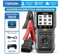 HOT TOPDON AL500B Dispositivo diagnostico OBD2 auto e tester batteria auto 12V