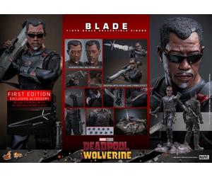 Hot Toys Marvel Comics Deadpool & Wolverine Blade - Personaggio da collezione First Editoin, scala 1/6, 30,5 cm