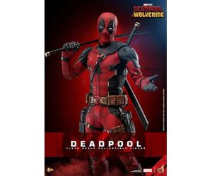 Hot Toys Marvel Comics Deadpool & Wolverine Deadpool in scala 1/6 30 cm Personaggio da collezione