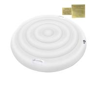 Hot Tub Cover, Inflatable Foldable Protector, Rainproof Insulated Lid, Durevole Handle Design, 63 pollici, PVC Replacement Top, for Outdoor Backyard Hottub Use, Weather Protection