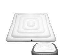 Hot Tub Cover, Waterproof Insulated Lid with Sun Protection, 53.15 inches Foldable Energy Saving Bathtub Cover, Winter Bath Protection for Indoor and Outdoor Use