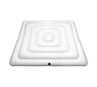 Hot Tub Cover, Waterproof Insulated Protection, Sun Protector Foldable Energy-Saving Bathtub Lid, Efficient Debris Barrier 53.15 Inches for Indoor and Outdoor Winter Baths