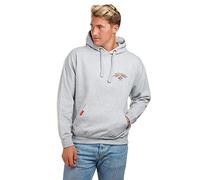 Hot Tuna 1969 Hood Cappuccio, Grigio (Grey Marl Spo), X-Large Uomo