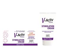 Hot V-Activ Stimulation - Crema per il Piacere Erotico della Donna 50 ML