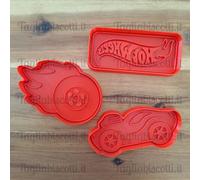Hot Weels Macchinine - Cookies cutter - Formine - Stampo per biscotti 9cm