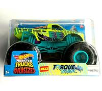 Hot Wheeels Monster Trucks Oversize Torque Terror (verde), scala 1:24 Diecast Truck