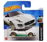 Hot Wheels - '15 Jaguar F-Type Project 7 - HW Roadsters 5/5 - HTC16 - Short Card - Bianco - Mattel 2024-1:64