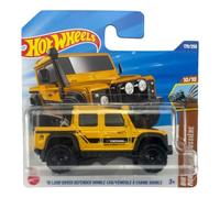 Hot Wheels - '15 Land Rover Defender Double Cab - Dirt 10/10 - JBC00 - Short Card - giallo - Mattel 2025 - Modello Land Rover & Yokohama in stile dirt/fuoristrada in scala 1:64