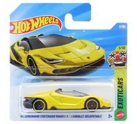 Hot Wheels - '16 Lamborghini Centenario Roadster - Exotics 1/10 - JJH80 - Short Card - Supercar gialla con licenza ufficiale in scala 1:64 - Mattel 2026