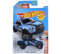 Hot Wheels '17 Ford F 150 Raptor, HW Hot Trucks 10/10 [Blu] 150/250