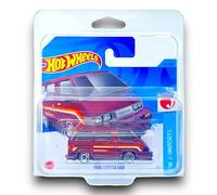 Hot Wheels - 1986 Toyota Van - HW J-Imports 6/10 - HKK66 - Short Card - rosso scuro - Mattel 2023 - 1:64