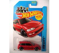 Hot Wheels 1990 Honda Civic EF Red Variant 2014 HW City Night Burnerz 4th Gen