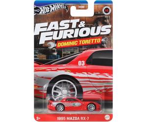 Hot Wheels 1995 Mazda RX 7, Fast & Furious 1/5 [rosso]