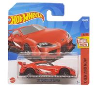 Hot Wheels - '20 Toyota GR Supra - Then and Now 8/10 - HCT62 - Short Card - Rosso - GReddy - Mattel 2022