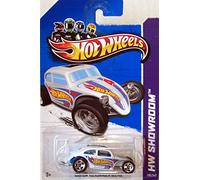 Hot Wheels 2012-176 HW Showroom Custom Volkswagen Beetle WHITE 1:64 Scale