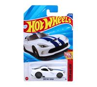 Hot Wheels 2013 SRT Viper JBB15 Then and Now 6/10 Short Card Bianco Blu Dodge Mattel 2025 1:64