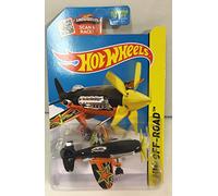 Hot Wheels, 2015 HW Off-Road, Mad Propz Airplane [Black/Orange] Die-Cast Vehicle #92/250 by Mattel