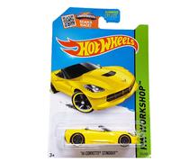Hot Wheels 2015 HW Workshop '14 Corvette Stingray Convertible [Giallo] 216/250