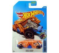 Hot Wheels 2017 Street Beasts Double Demon (Auto Drago) 102/365 Arancione