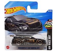 Hot Wheels - 2018 Bentley Continental GT3 - HW Race Day 7/10 - JBB30 - Short Card - Nero metallizzato - Mattel 2025-1:64
