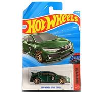 Hot Wheels 2018 Honda Civic Type R [verde] Night Speed 3/10, 11/250-1:64 Scala Diecast veicolo giocattolo
