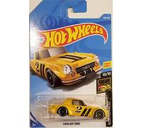 Hot Wheels 2019 Nightburnerz Track Stars: Fairlady 2000 [giallo] - Carta internazionale