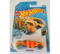 Hot Wheels 2019 Street Beasts Speed Spider (Spider Car) 210/250, Arancione