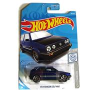 Hot Wheels 2019 Volkswagen Serie 7/10 - Blu Scuro Volkswagen Golf MK2 #68/250