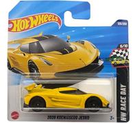 Hot Wheels - 2020 Koenigsegg Jesko - HW Race Day 5/10 - HYY66 - Short Card - Giallo - Mattel 2025 - 1:64