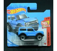 Hot Wheels 2021 21 Ford Bronco GRX28 #100 HW Then And Now, Nuovo OVP 1:64