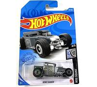 Hot Wheels 2021, Bone Shaker Moon Eyes, grigio, Rod Squad 4/5, 161/250, scala 1:64, bambini, tinta unita
