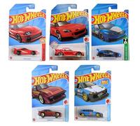 Hot Wheels 2022 Import Tuner Set di 5 veicoli pressofusi da L2593-977M Rilascio con Toyota Supra, Honda e altri