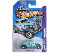 Hot Wheels 3 Finestre '34 Ford, HW Showroom 189/250 [Blu]