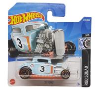 Hot Wheels - '32 Ford - Rod Squad 5/5 - HCV75 - Short Card - Hot Rod - Gulf Design - Mattel 2022