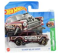Hot Wheels - ´55 Chevy Bel Air Gasser - HW Reverse Rake 2/5 - HTD02 - Short Card - Good Year - GM - NHRA - Mattel 2024-1:64