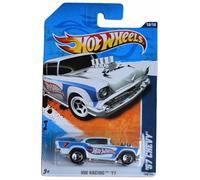 Hot Wheels '57 Chevy, HW Racing '11 10/10 [Bianco/Blu] 160/244