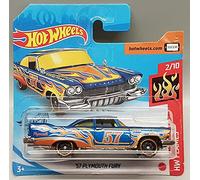 Hot Wheels - ´57 Plymouth Fury - HW Flames 2/10 - GHG05 - Chrysler - Goodyear - Short Card 2020