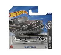 Hot Wheels - '58 Chevy Impala - HYX38 - Rod Squad 8/10 - Short Card - viola scuro - modello ufficiale - Mattel 2025 (111/250) - 1:64