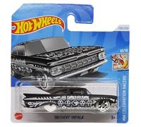 Hot Wheels - ´59 Chevy Impala - HW Celebration Racers 10/10 - HTB02 - Short Card - TH Treasure Hunt - Black & White - Mattel 2024-1:64