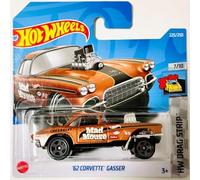 Hot Wheels - ´62 Corvette Gasser - HW Drag Strip 7/10 - HCT12 - Short Card - Chevrolet - Mad Mouse - Good Year - GM - Mattel 2022