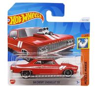 Hot Wheels - ´64 Chevy Chevelle - Muscle Mania 2/5 - HTC58 - Short Card - Chevrolet - GM - rosso - Mattel 2024 - 1:64