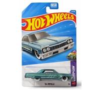 Hot Wheels '64 Impala [Blue] Layin' Low 4/5, 95/250, 1:64 Scala Diecast Veicolo Giocattolo