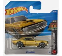 Hot Wheels - '67 Camaro - JJJ26 - HW Dream Garage 3/5 - Short Card - Oro metallizzato - Modello licenza ufficiale - Mattel 2026 (56/250) - 1:64