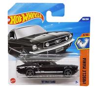 Hot Wheels - ´67 Mustang - Muscle Mania 3/10 - JBB13 - Short Card - Nero - Mattel 2025 - 1:64