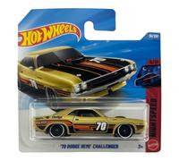 Hot Wheels '70 Dodge Hemi Challenger [Oro] Night Speed 4/10, 36/250, scala 1:64 Diecast giocattolo veicolo